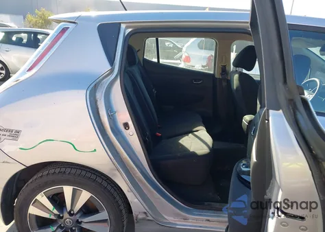 2016 Nissan Leaf Sv z USA, uszkodzony, nr VIN 1N4BZ0CP7GC304450